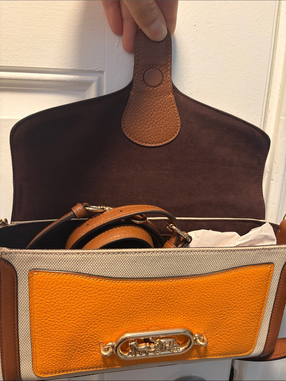 RARE NWOT Coach JADE Multi Color Leather Shoulder Bag - Picture 2 of 11